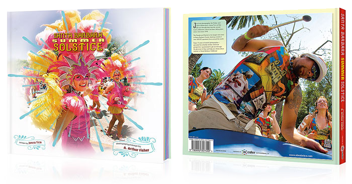 Solstice book, front and back covers